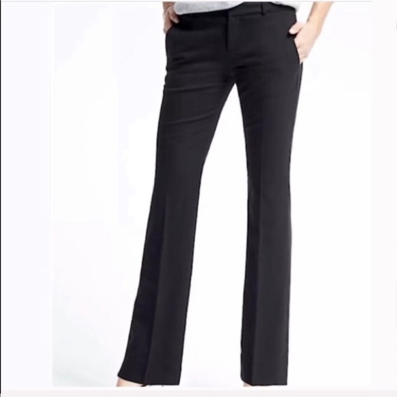 Banana Republic Pants - Banana Republic Black Strech Trousure Pants Size 4
